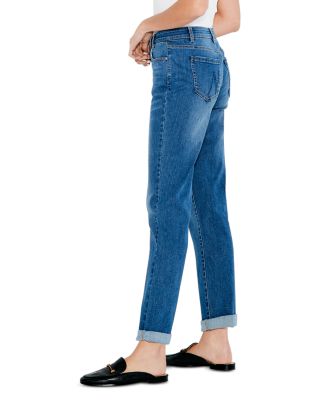 Mid Rise Girlfriend Jeans in Atlantic