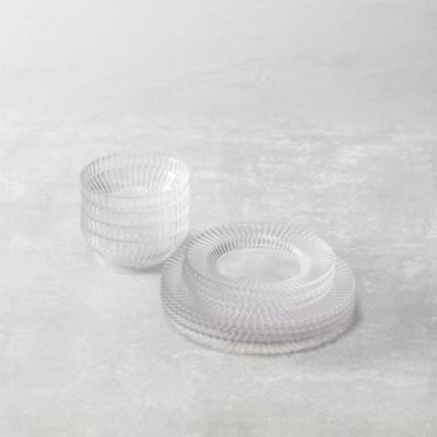 Archie Clear 12 Piece Dinnerware Set