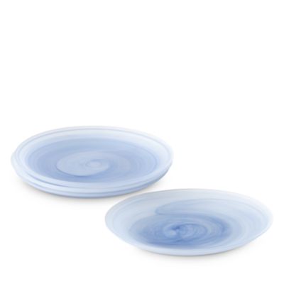 La Jolla Ink Blue Salad/Dessert Plate, Set of 4