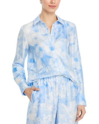 Lafayette 148 New York - Scottie Silk Floral Blouse