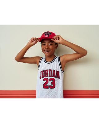 Boys' Jordan Jersey Flat Brim Cap - Big Kid