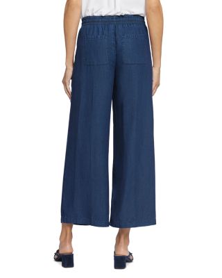 Jayne Pull On Wide Leg Ankle Pants