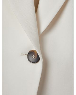 【海外限定】REISSブレザー☆Millie peak-lapel woven blazer Reiss Millie Peaked Lapel Blazer In Red - 50% Off | Editorialist