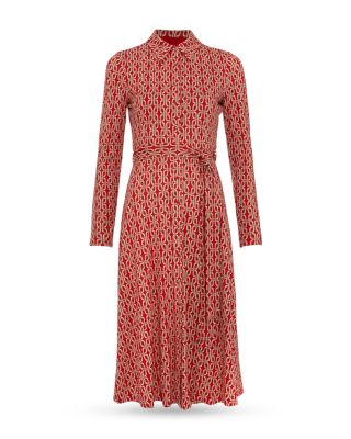 Clarice Jersey Collared Dress