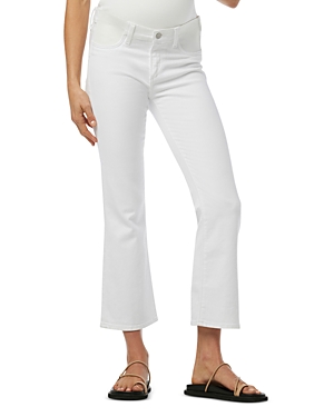 Joe's Jeans The Icon Mid Rise Ankle Bootcut Maternity Jeans in White