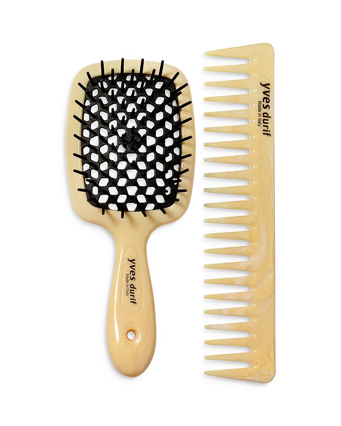 Yves Durif Petite Vented Brush & Comb Set | Bloomingdale's