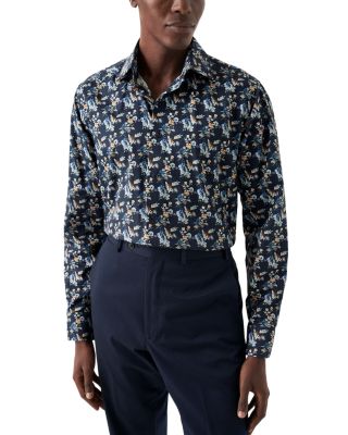 Eton Contemporary Fit Floral Print Dress Shirt | Bloomingdale's Men