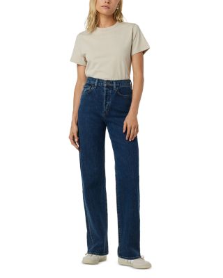 The Margot High Rise Straight Jeans in First Step