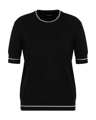 Emporio Armani Short Sleeve Logo Sweater