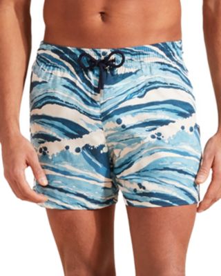 x Maison Kitsun&eacute; 7.5" Inseam Swim Trunks