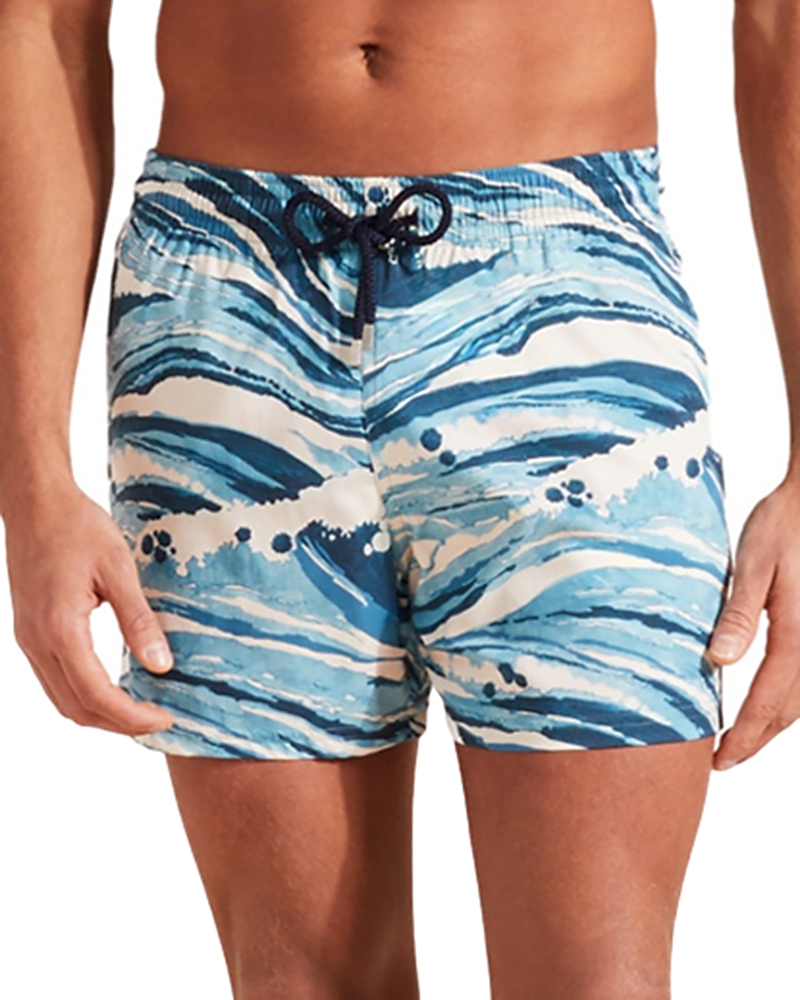 Vilebrequin x Maison Kitsune 4.5 Inseam Swim Trunks