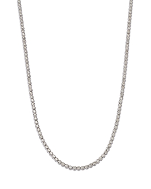 Bloomingdale's Diamond Crown Set Tennis Necklace in 14K White Gold, 5.0 ct. t.w.