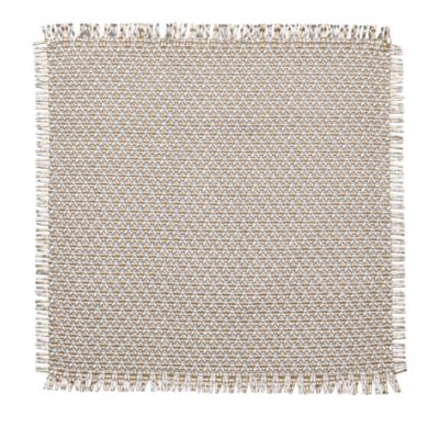 Fringe Placemat in Gold and Silver