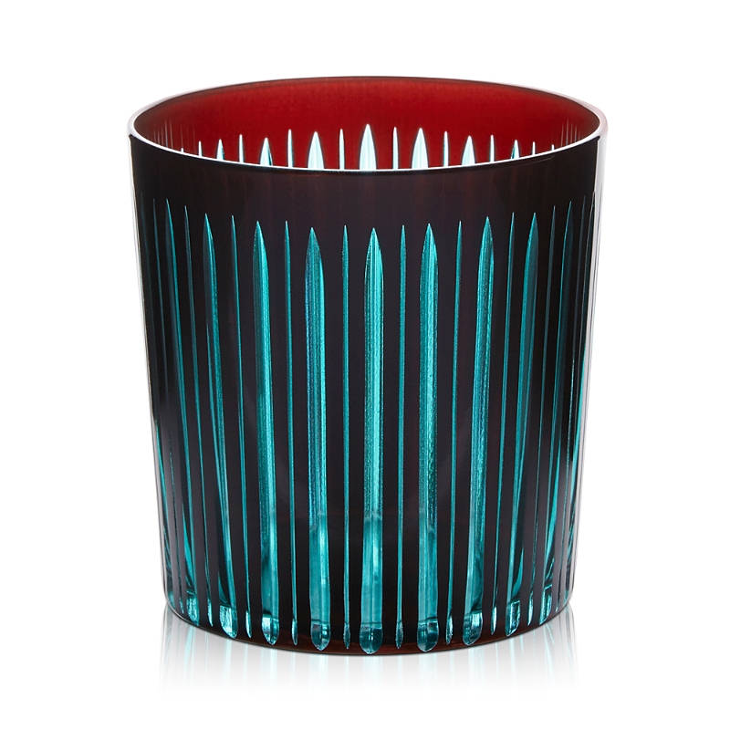 L'objet Prism Old Fashioned Glasses Set Of Four In Burgundy