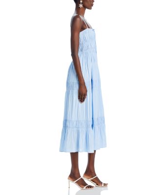 Tiered Sleeveless Midi Dress- Exclusive