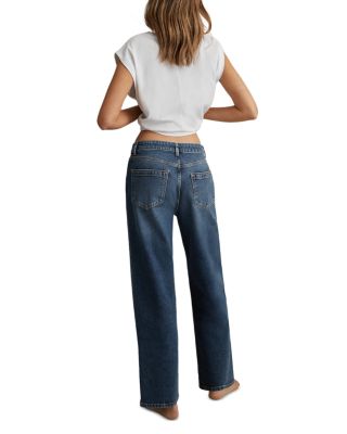 Selin Straight Jeans in Mid Blue