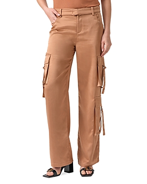 Sanctuary Y2k Strappy Cargo Pants In Mocha Mouse