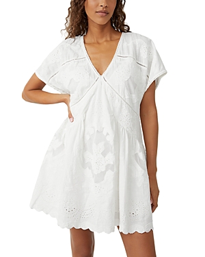 Shop Free People Serenity Mini Dress In Ivory