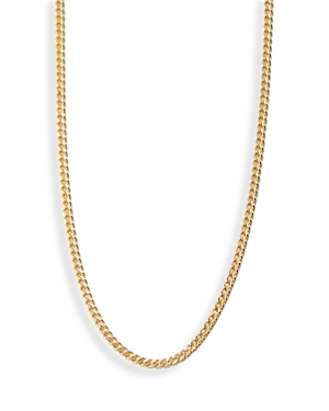 Argento Vivo Curb Chain Necklace In 18k Gold Plated Sterling Silver, 15 In Gold