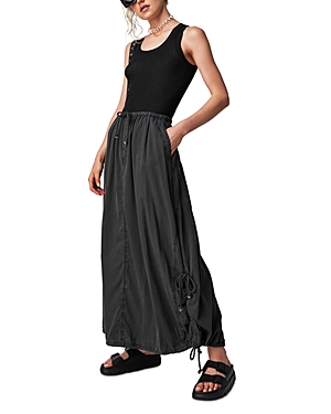 Shop Free People Picture Perfect Parachute Skirt In Black 2