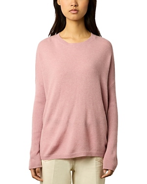 Shop Gerard Darel Laurrea Cashmere Sweater In Pink
