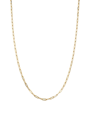 Nina Gilin 14K Yellow Gold Paper Clip Chain Necklace, 18