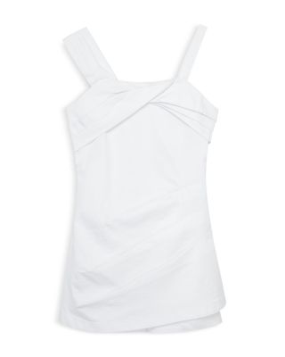 Habitual Kids - Girls' Cotton Blend Twist Front Romper - Big Kid