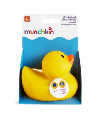 White Hot Inflatable Safety Duck Tub and Bath Ducky Toy