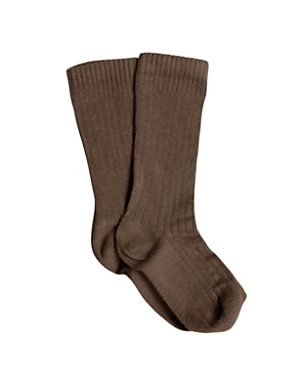 Shop The Simple Folk Unisex Ribbed Sock - Baby In Walnut