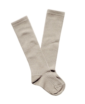 Shop The Simple Folk Unisex Ribbed Sock - Baby In Oatmeal