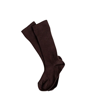 Shop The Simple Folk Unisex Ribbed Sock - Baby In Chocolate