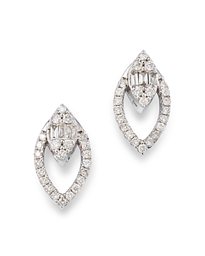 Bloomingdale's Diamond Open Stud Earrings in 14K White Gold, 0.30 ct. t.w.