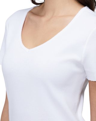 Cotton V Neck Tee