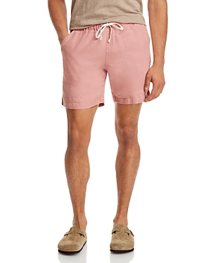 Shop Alex Crane  Bo Linen Shorts In Watermelon
