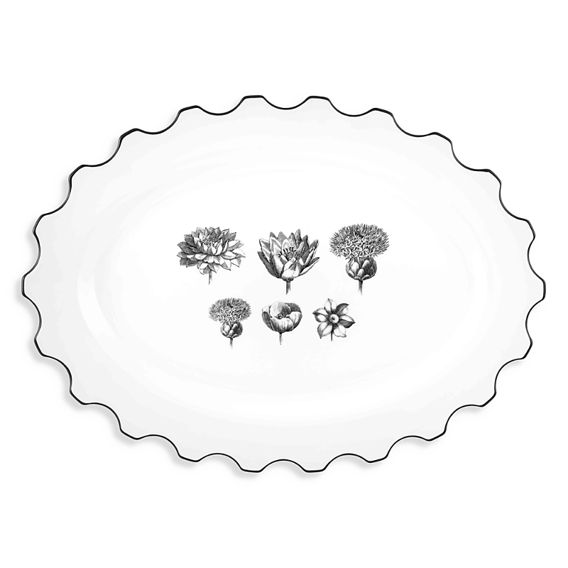 Vista Alegre Herbariae By Christian Lacroix Large Oval Platter In Multi