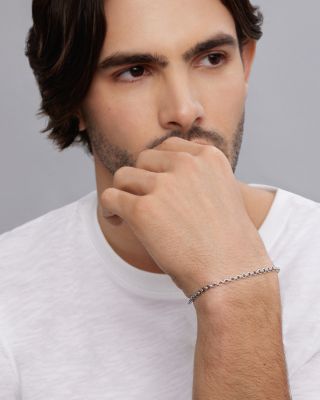 Men's Sterling Silver Anthem Double Link Bracelet - Exclusive