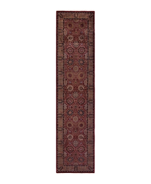 Shop Bloomingdale's Fine Vibrance M1331 Runner Area Rug, 3' X 13'3 In Red