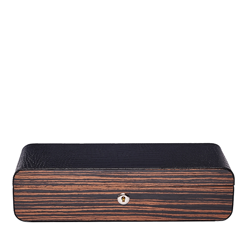 Rapport London Mayfair Five Watch Box In Macassar
