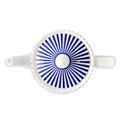 Blue Italian Steccato Teapot