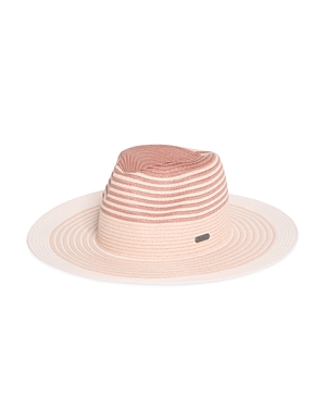 Shop Barbour Adria Woven Fedora In Pink