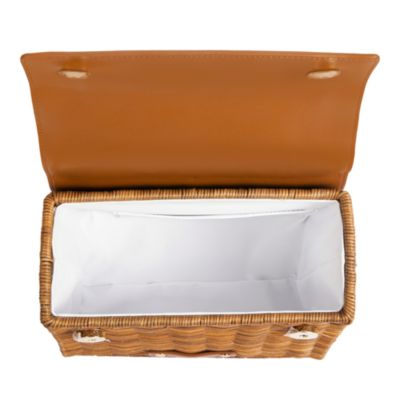 The Mini Luncher Wicker Lunch Box