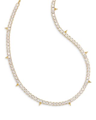 Kendra Scott Jacqueline Spike Tennis Necklace, 17