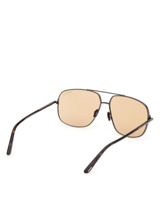 Tom Ford Tex Navigator Sunglasses, 62mm | Bloomingdale's Jewelry