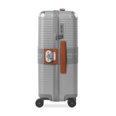Bank Zip Deluxe Checked Suitcase