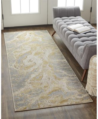 Feizy Aura AUR3563F Runner Area Rug, 2'10" x 7'10"
