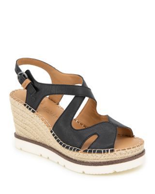 Gentle Souls by Kenneth Cole - Women's Elise Slingback Espadrille Wedge Sandals