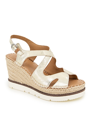 GENTLE SOULS BY KENNETH COLE GENTLE SOULS BY KENNETH COLE WOMEN'S ELISE SLINGBACK ESPADRILLE WEDGE SANDALS