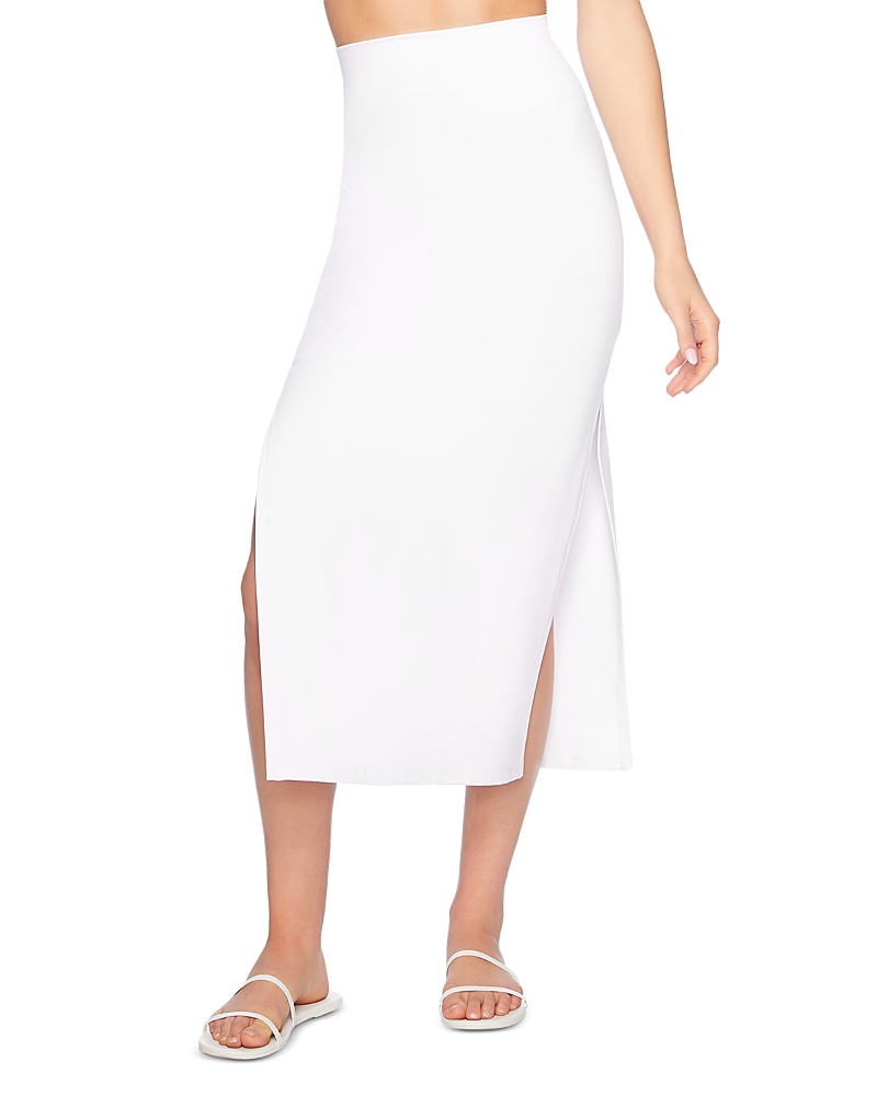 Susana Monaco Side Slit Skirt In Sugar