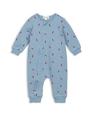 Shop Miles The Label Boys' Hot Pepper Print Coverall - Baby In Dusty Blue