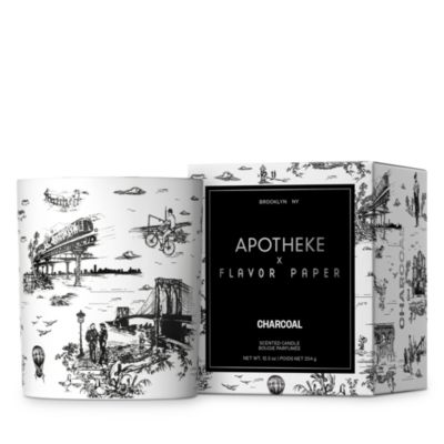 Apotheke x Flavor Paper Charcoal Ceramic Scented Candle, 12.5 oz. - Exclusive
